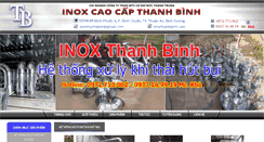 Desktop Screenshot of inoxthanhbinh.com